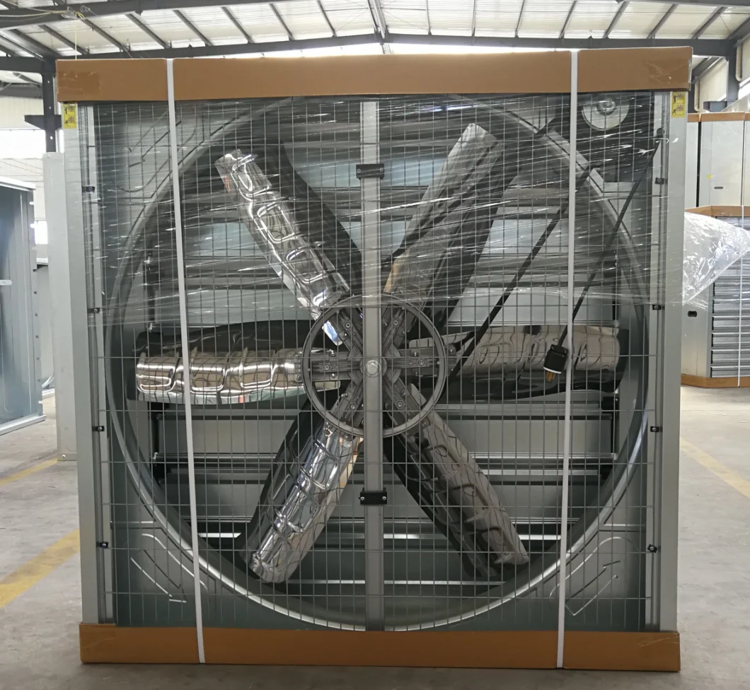 Wall Mounted Ventilation Exhaust Axial Rustless Cooling Fan Used in Industrial Poultry/ Agricultural / Commercial Greenhouse/ Hydroponics with Big Wind Volume