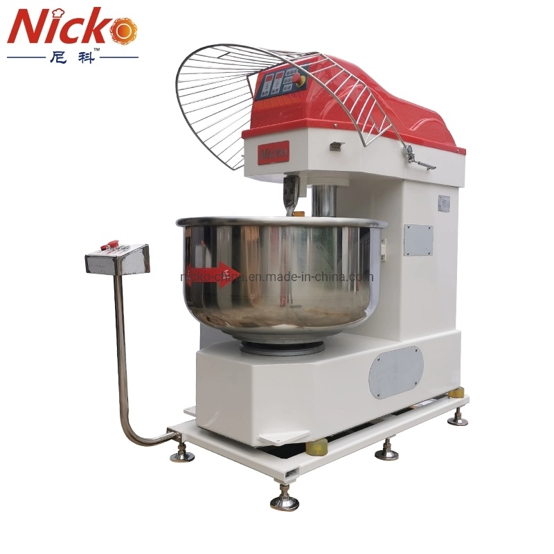 Bakery Equipment Dough Mixer 12kg Flour Electric Spiral Dough Mixer 30L Pizza Dough Kneading Machine/Bread Making Machine/Kitchen Appliances