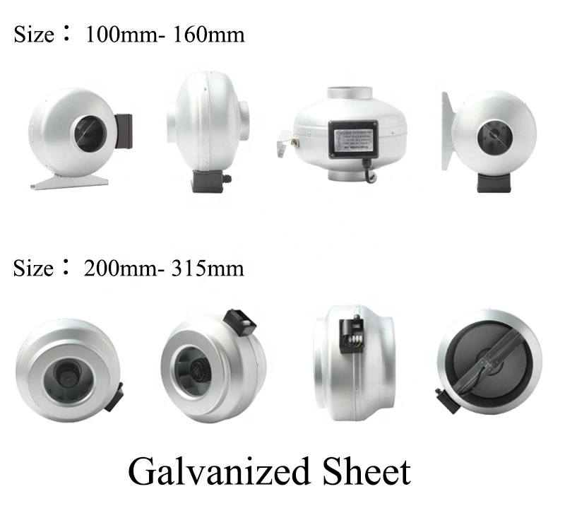 Inline Duct Industrial Commercial Hydroponic Ventilation Extractor Fan 5