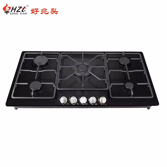 뜨거운 판매 모델 5 Sabaf 버너 내장 내구성 가스 스토브 쿠커 가스 스토브 가스 주방 기기 인기