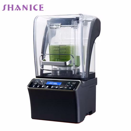 1500W OEM&ODM 인증 전기 조용한 상업용 스무디 블렌더, 냉동 음료 분쇄기, 과즙기, 1.2L BPA 프리 컨테이너가 포함된 올인원 가정용 주방 기기
